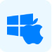 支援 Windows 和 Mac